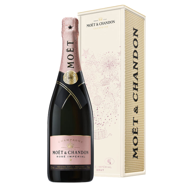Moet & Chandon Imperial Brut Rose With Limited Edition Metal Gift Box